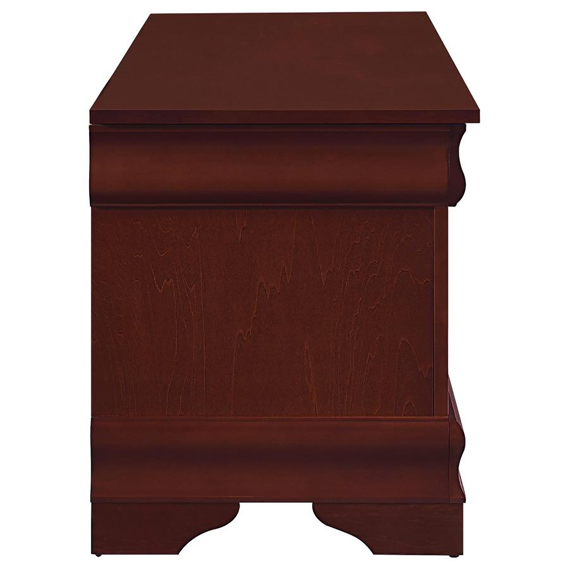 Warm Brown Cedar Chest Brown Brown Primary Living Space Traditional Wood