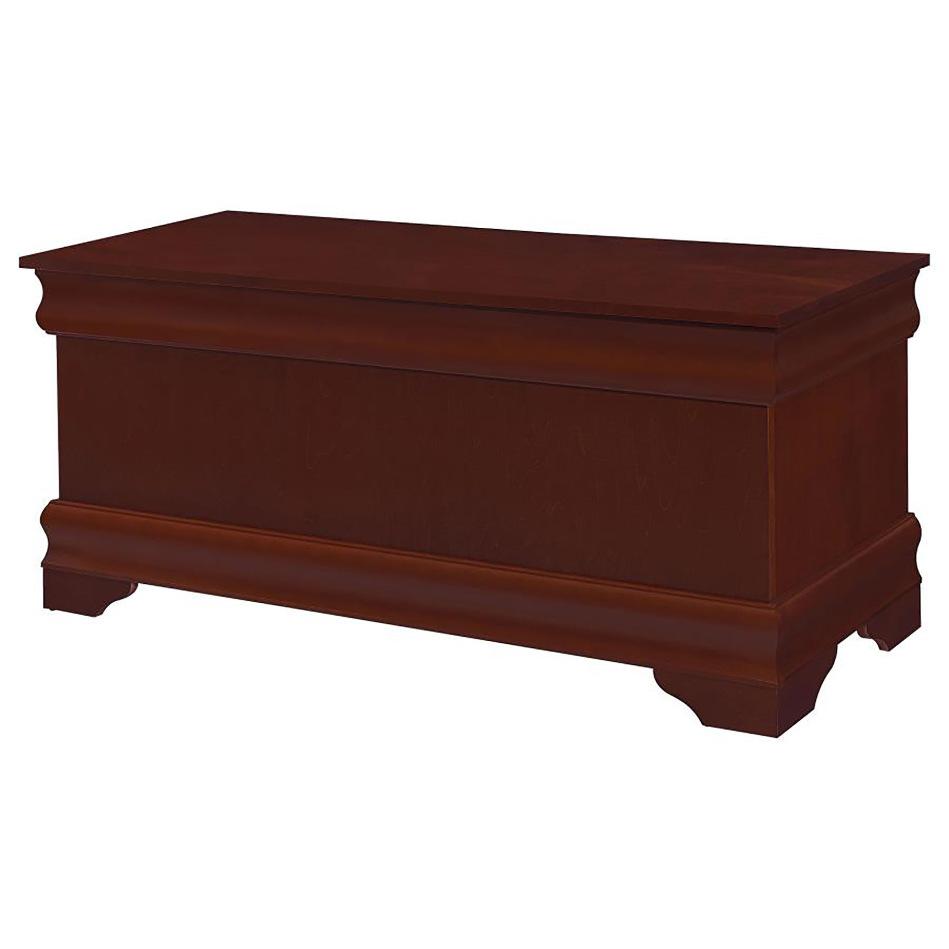 Warm Brown Cedar Chest Brown Brown Primary Living Space Traditional Wood