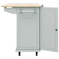 Kitchen Island With Drop Leaf, 53.9