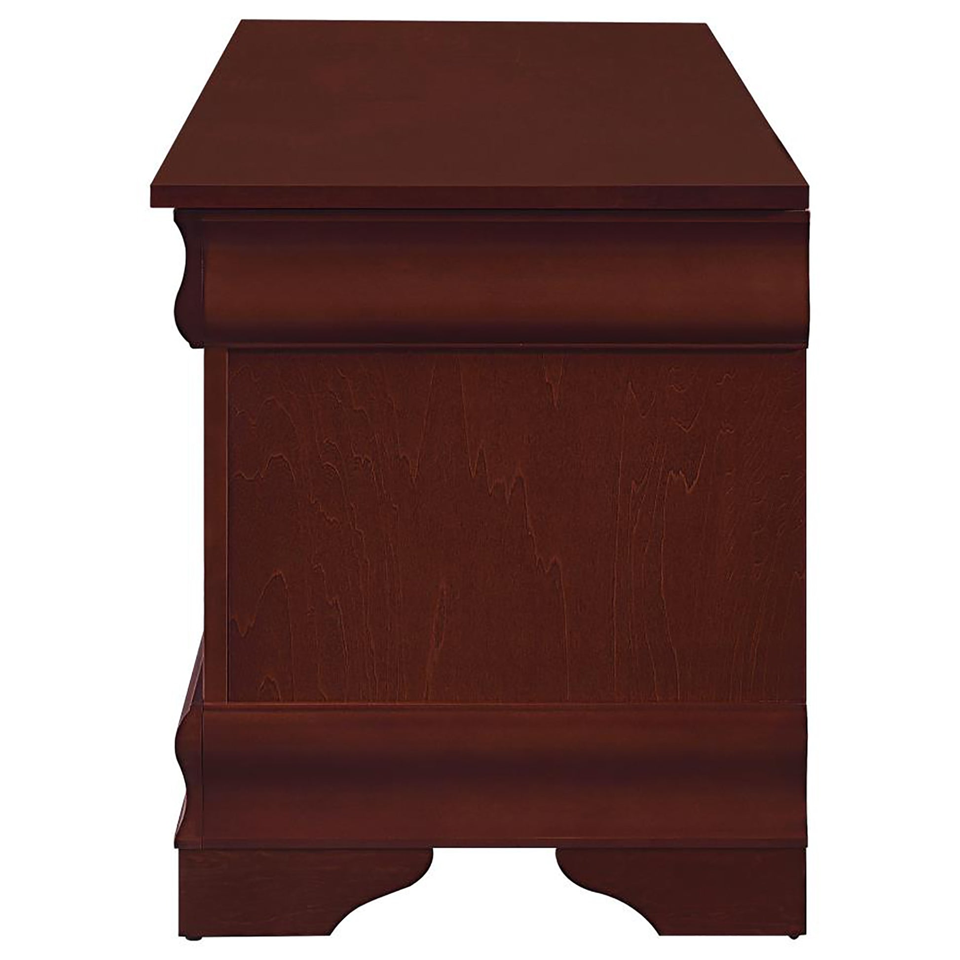 Warm Brown Cedar Chest Brown Brown Primary Living Space Traditional Wood