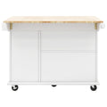 Kitchen Island with Drop Leaf, 53.9