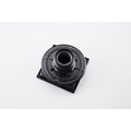 6 Inch Grid Shower Floor Drain Matte Black Stainless Steel