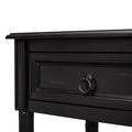 Console Table Sofa Table With Drawers For Entryway With Projecting Drawers And Long Shelf Espresso, Old Sku: Wf189574Aab Espresso Solid Wood Mdf