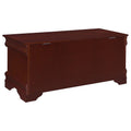 Warm Brown Cedar Chest Brown Brown Primary Living Space Traditional Wood