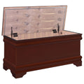 Warm Brown Cedar Chest Brown Brown Primary Living Space Traditional Wood