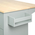 Kitchen Island with Drop Leaf, 53.9