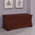 Warm Brown Cedar Chest Brown Brown Primary Living Space Traditional Wood