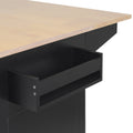 Kitchen Island with Drop Leaf, 53.9