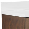 36'' Freestanding Single Bathroom Vanity with Marble wood-1-2-soft close