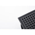 6 Inch Grid Shower Floor Drain Matte Black Stainless Steel