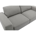 Large Sofa, 74.8 Inch Linen Fabric Loveseat Couch Mid Century Modern Upholstered Accent Couches For Living Room, Apartment, Bedroom,Light Grey Light Grey Linen Wood Dining Room Medium Soft Cushion Back Foam Linen 2 Seat