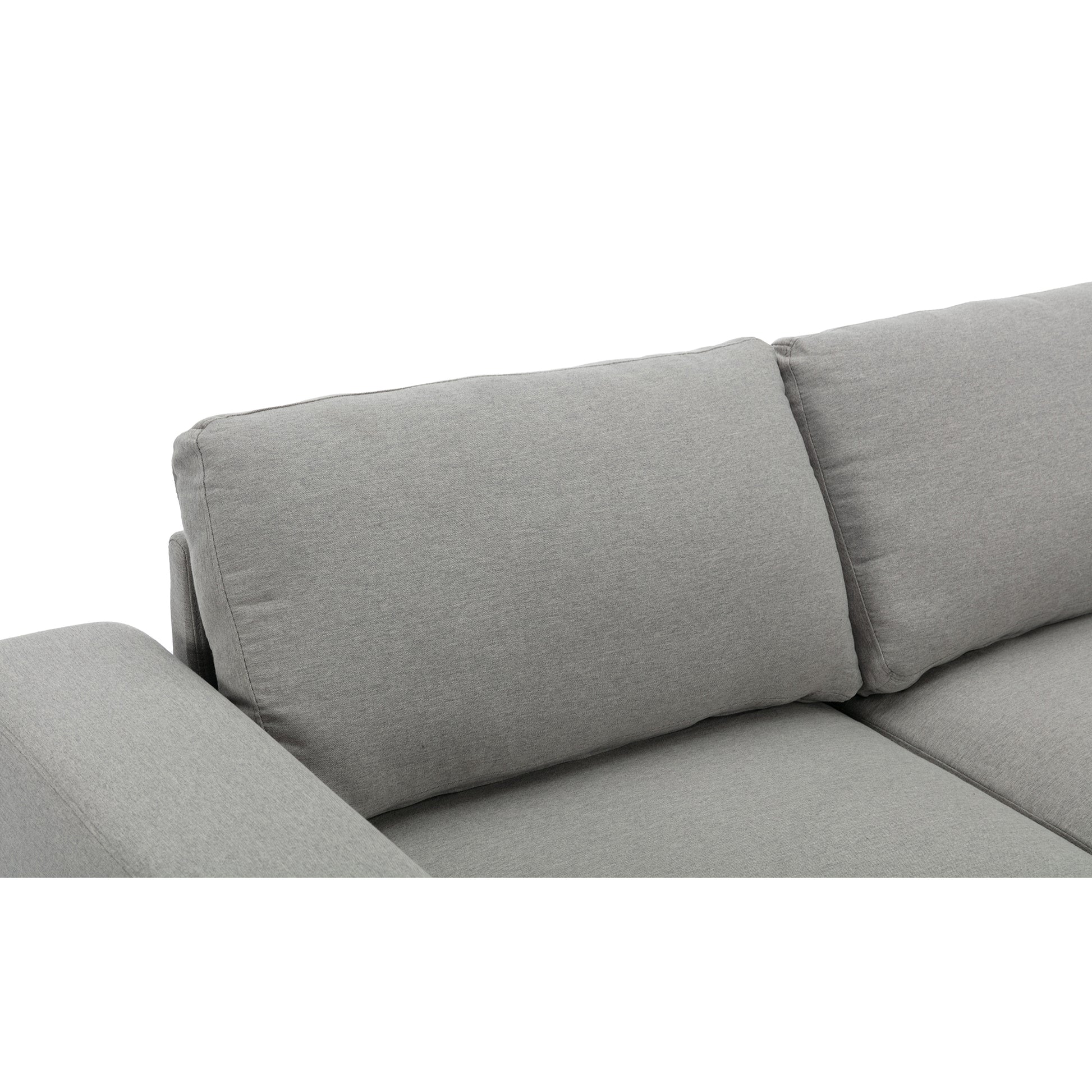 Large Sofa, 74.8 Inch Linen Fabric Loveseat Couch Mid Century Modern Upholstered Accent Couches For Living Room, Apartment, Bedroom,Light Grey Light Grey Linen Wood Dining Room Medium Soft Cushion Back Foam Linen 2 Seat