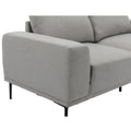 Large Sofa, 74.8 Inch Linen Fabric Loveseat Couch Mid Century Modern Upholstered Accent Couches For Living Room, Apartment, Bedroom,Light Grey Light Grey Linen Wood Dining Room Medium Soft Cushion Back Foam Linen 2 Seat