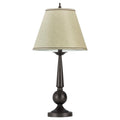 Bronze And Beige Table Lamps With Cone Shade Set Of 2 Beige Brown Table&Floor Lamps Traditional Led Bedroom Metal