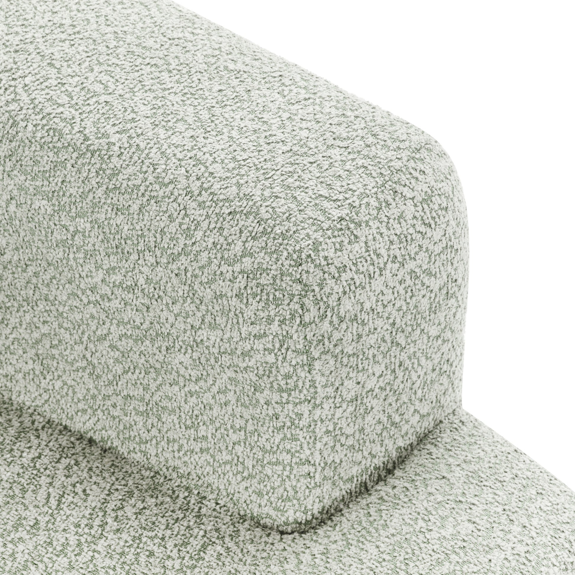 109.4" Curved Chaise Lounge Modern Indoor Sofa Couch For Living Room, Green Old Sku:Wf313109Aaf Green Boucle