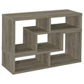 Grey Driftwood Convertable Bookcase 6 Grey Gray Standard Office Open Back Wood Transitional Wood