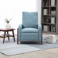 Coolmore Recliner Chair Adjustable Home Theater Single Fabric Recliner Sofa Furniture With Thick Seat Cushion And Backrest Modern Living Room Recliners Light Blue Boucle