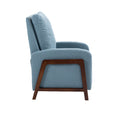 Coolmore Recliner Chair Adjustable Home Theater Single Fabric Recliner Sofa Furniture With Thick Seat Cushion And Backrest Modern Living Room Recliners Light Blue Boucle