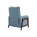 Coolmore Recliner Chair Adjustable Home Theater Single Fabric Recliner Sofa Furniture With Thick Seat Cushion And Backrest Modern Living Room Recliners Light Blue Boucle