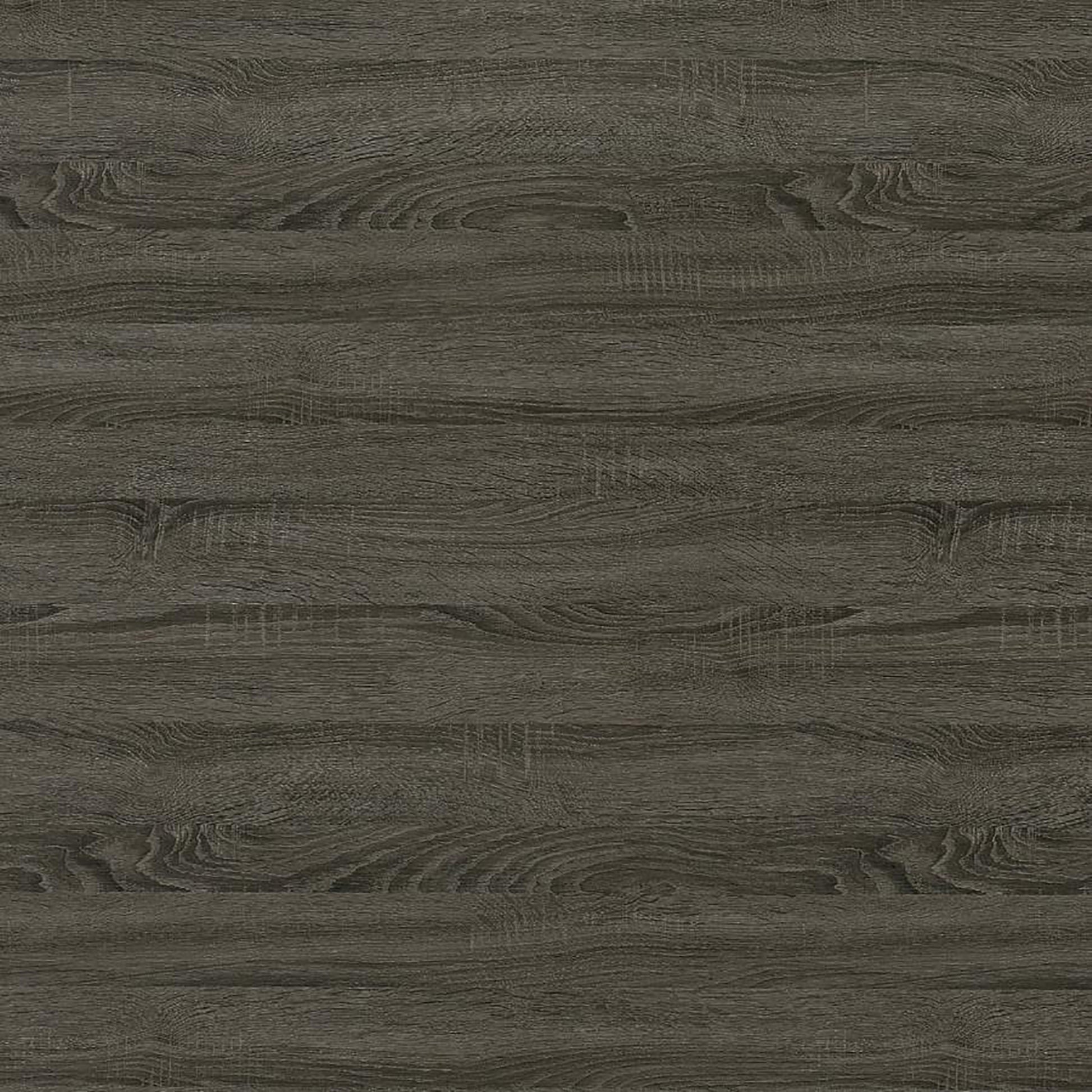 Weathered Grey 5 Shelf Bookcase 5 Grey Gray Corner Vertical Office Open Back Wood Transitional Wood