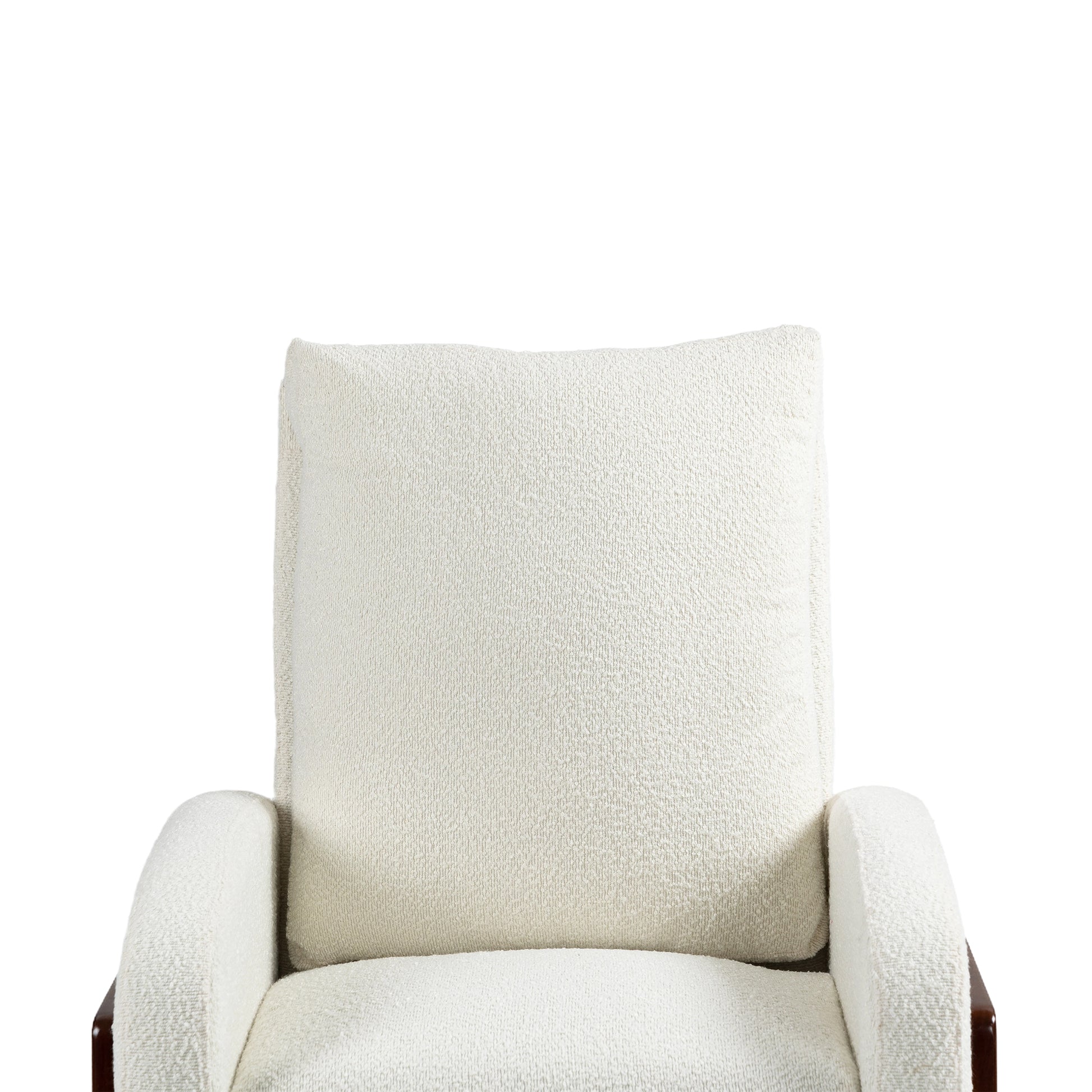 Coolmore Recliner Chair Adjustable Home Theater Single Fabric Recliner Sofa Furniture With Thick Seat Cushion And Backrest Modern Living Room Recliners Beige Boucle