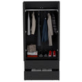 Armoire Closher, Bedroom, Black Black Particle Board Particle Board