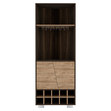 Corner Bar Cabinet Albarr, Living Room, Dark Oak Pine Dark Oak Particle Board Particle Board