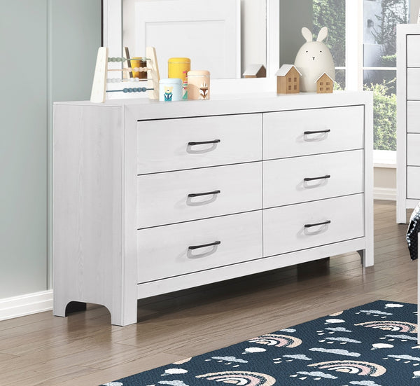 white dresser with black hardware JOZZBY 7 Drawer Dresser for Bedroom Assembly required. Homfa 6 Drawer Double Dresser