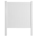 Privacy Fence Panels 6ft.H x 6ft.W WHITE Vinyl Full white-vinyl