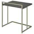 Weathered Grey Rectangular Top Snack Table Grey Gray Primary Living Space Contemporary,Modern Rectangular Rectangular Wood Sled