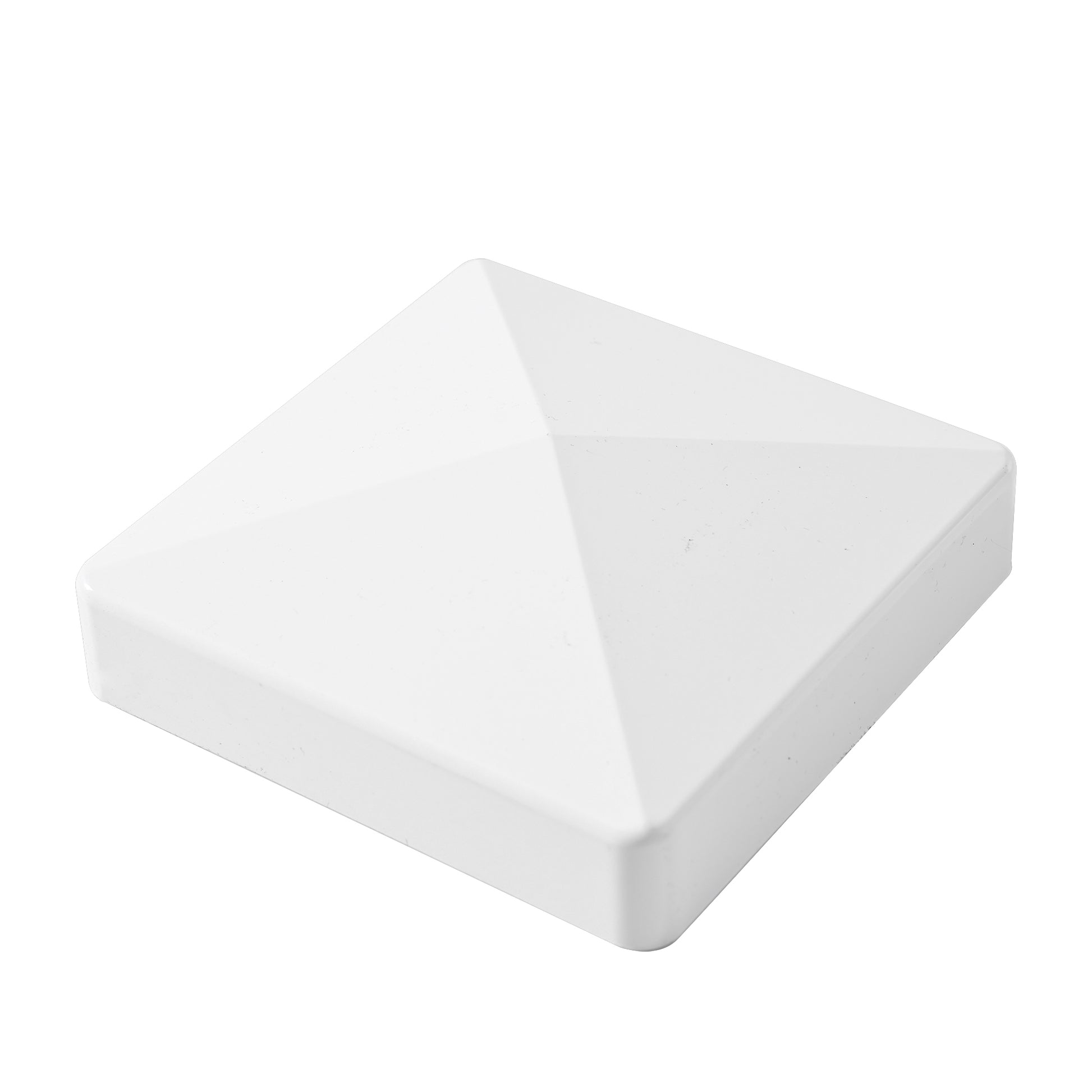 Corner Post For White Vinyl Routed Fence Caps Includedset Of 2 White Vinyl