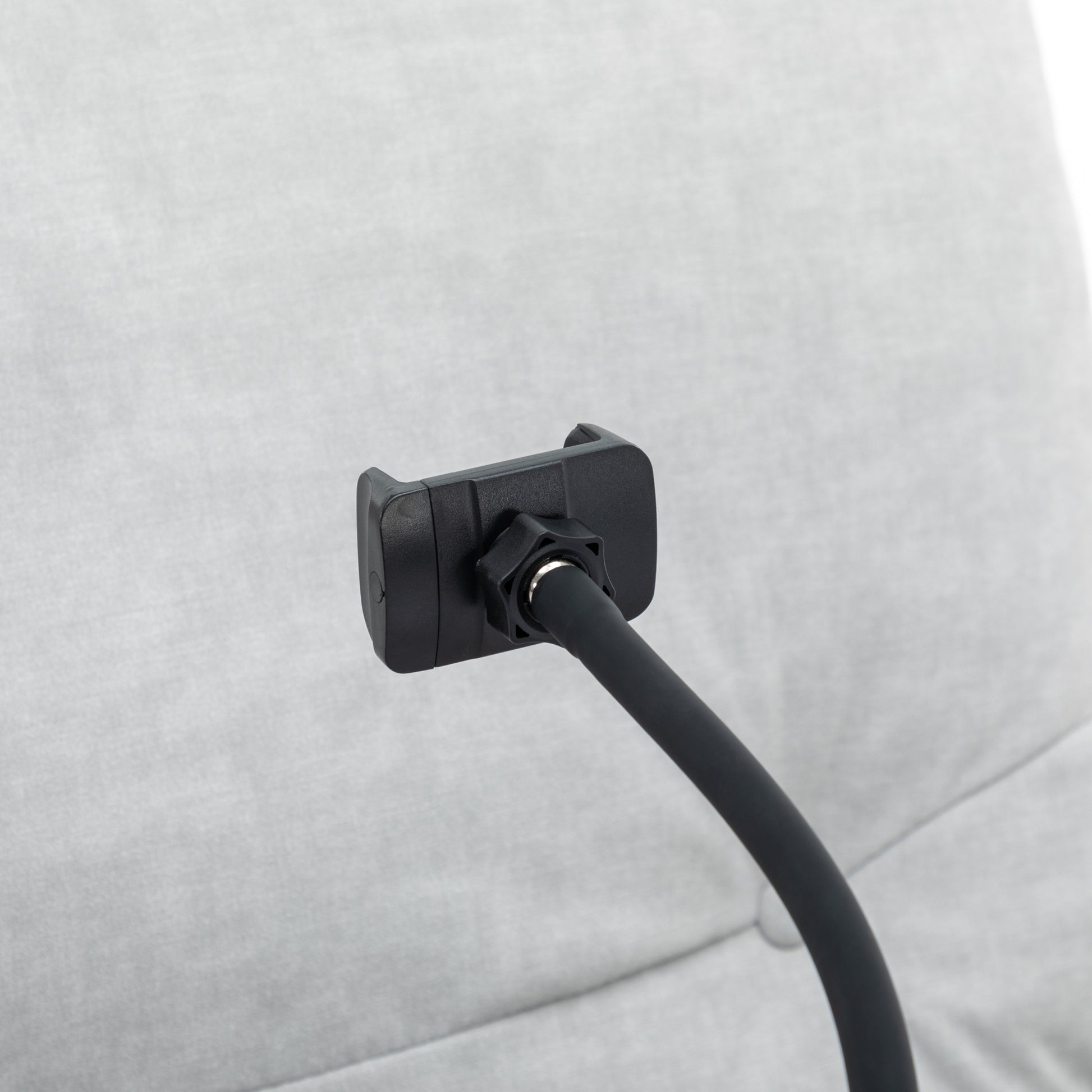 270 Degree Swivel Electric Recliner Home Theater Seating Single Reclining Sofa Rocking Motion Recliner With A Phone Holder For Living Room, Grey Grey Foam Polyester