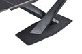 Lauren Black Gold Carbon Steel Rock Board With Black Sand Finish Supports Up To 122.55 Kg Excluding Chairs Black Carbon Steel