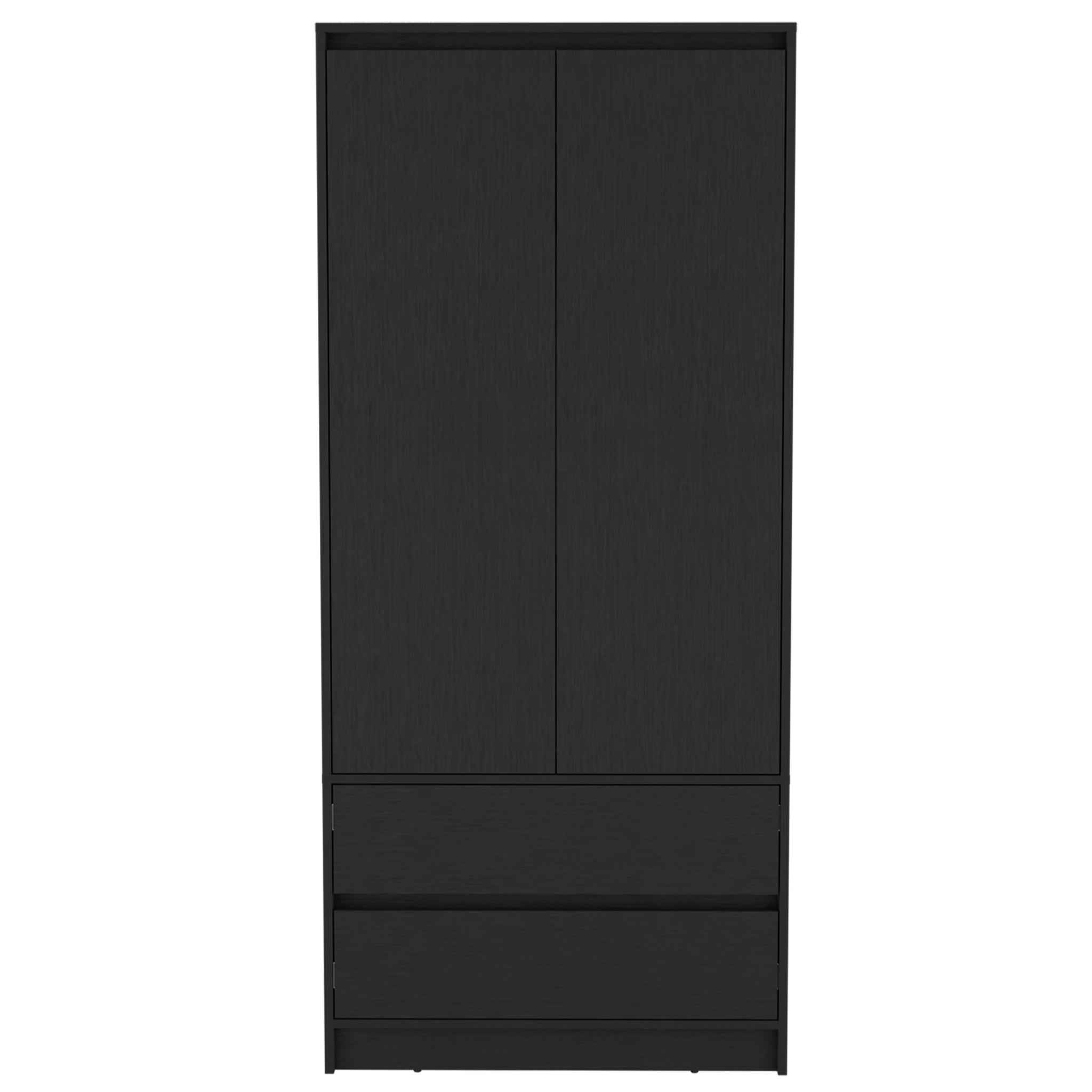 Armoire Closher, Bedroom, Black Black Particle Board Particle Board