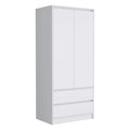 Armoire Closher, Bedroom, White White Particle Board Particle Board