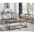 Sonoma Grey Square End Table Grey Gray Primary Living Space Industrial Square Coffee & End Tables Wood Sled