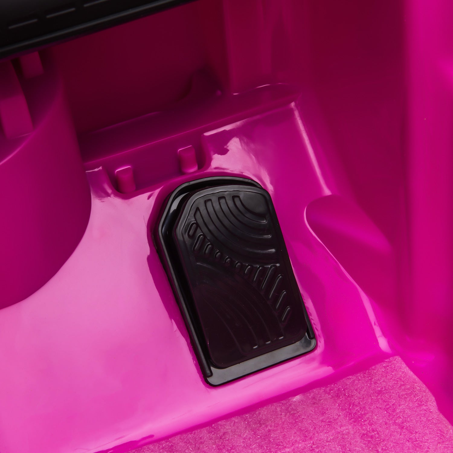 12V Kids Ride On Suv Cop Car With Remote Control, Siren Sounds Alarming Lights, Music Story Rose Red Rose Red Polypropylene