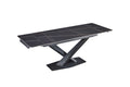 Lauren Black Gold Carbon Steel Rock Board With Black Sand Finish Supports Up To 122.55 Kg Excluding Chairs Black Carbon Steel