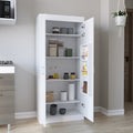 Pantry Cabinet Orlando, Kitchen, White White Particle Board Particle Board