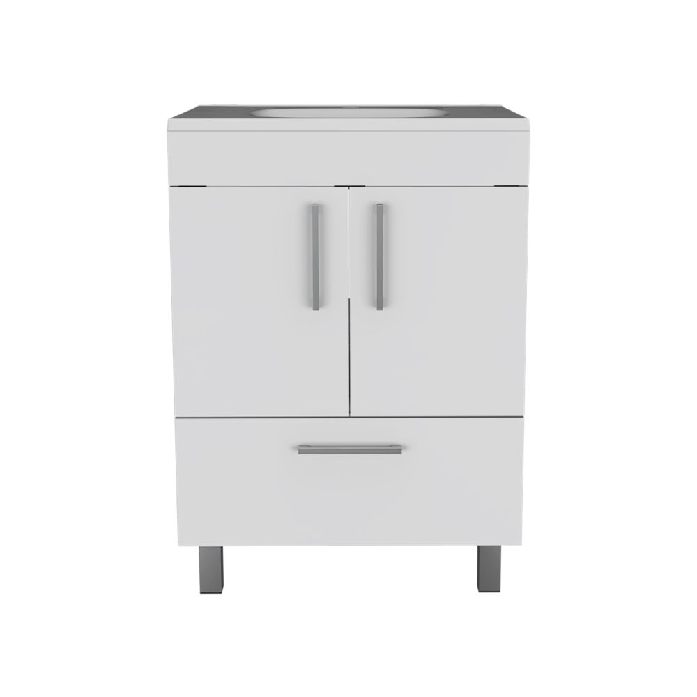 Single Bathroom Vanity Mayorca, Bathroom, White White Particle Board Particle Board