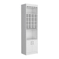 Bar Cabinet Modoc, Living Room, White White Particle Board Particle Board