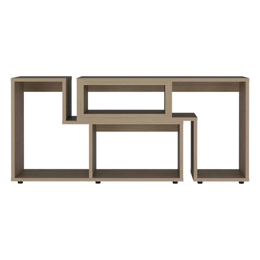 Extendable Tv Stand Houston, Living Room, Light Pine Beige 50 59 Inches Particle Board Particle Board