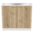 Utility Sink Vernal, Kitchen, White Light Oak White Light Oak Particle Board Particle Board