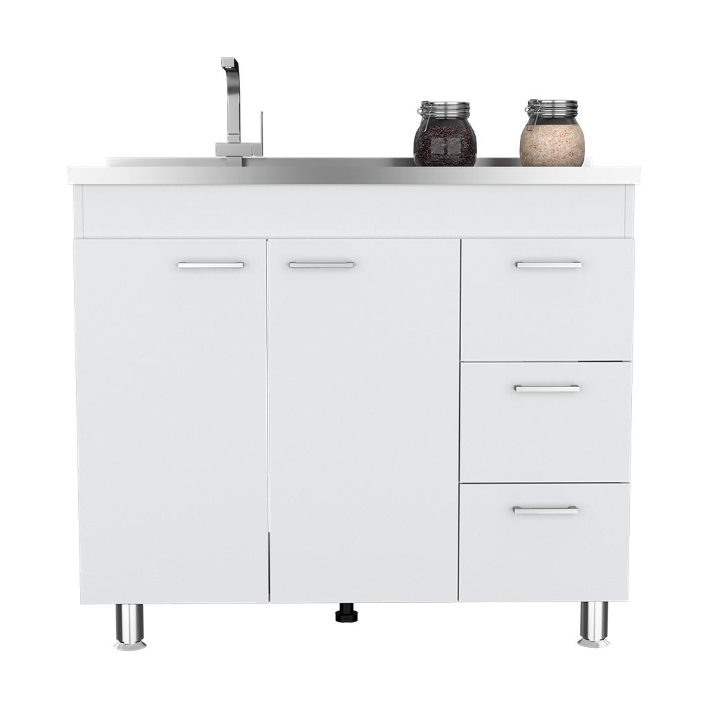 Utility Sink Kisco, Kitchen, White White Particle Board Particle Board