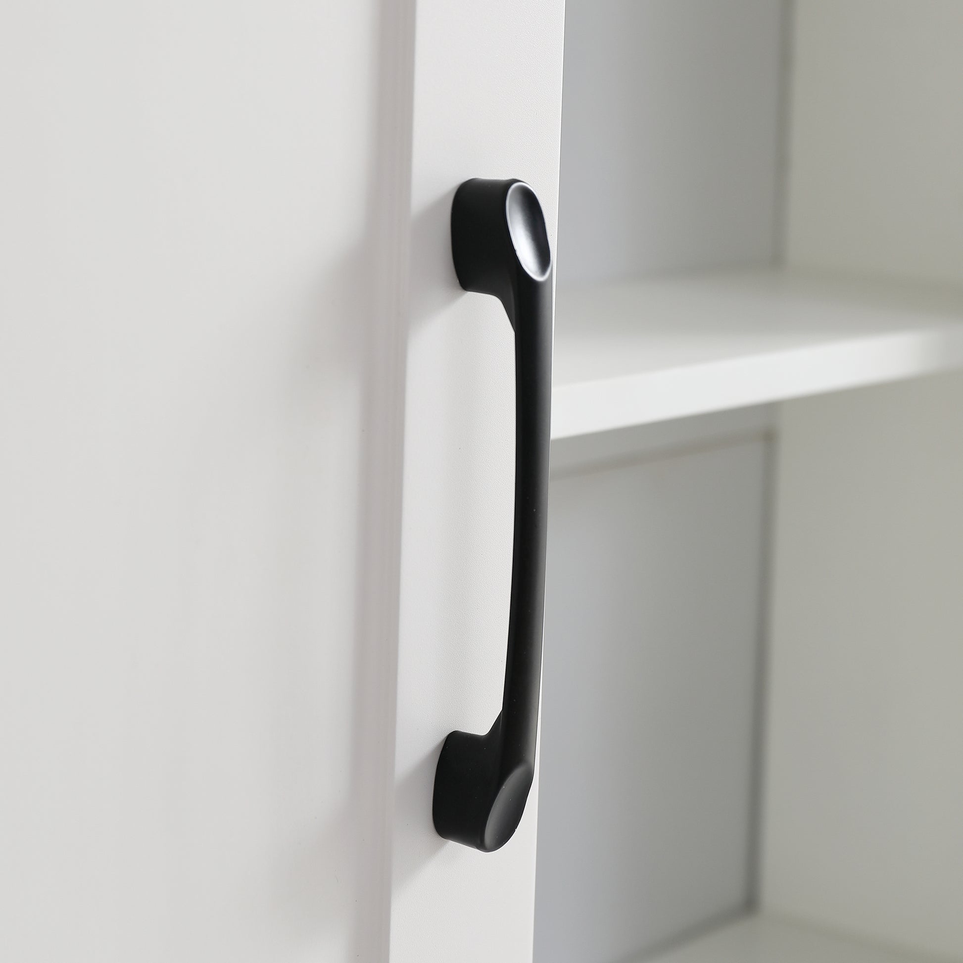 Vanity Table With Large Sliding Lighted Mirror, Dressing Table With 2 Drawers, Storage Shelves And Upholstered Stool, White Color Antique White Particle Board