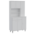 Kitchen Pantry Piacenza, Kitchen, White White Particle Board Particle Board