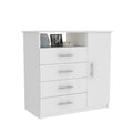 Dresser Beaufort, Bedroom, White White Particle Board Particle Board