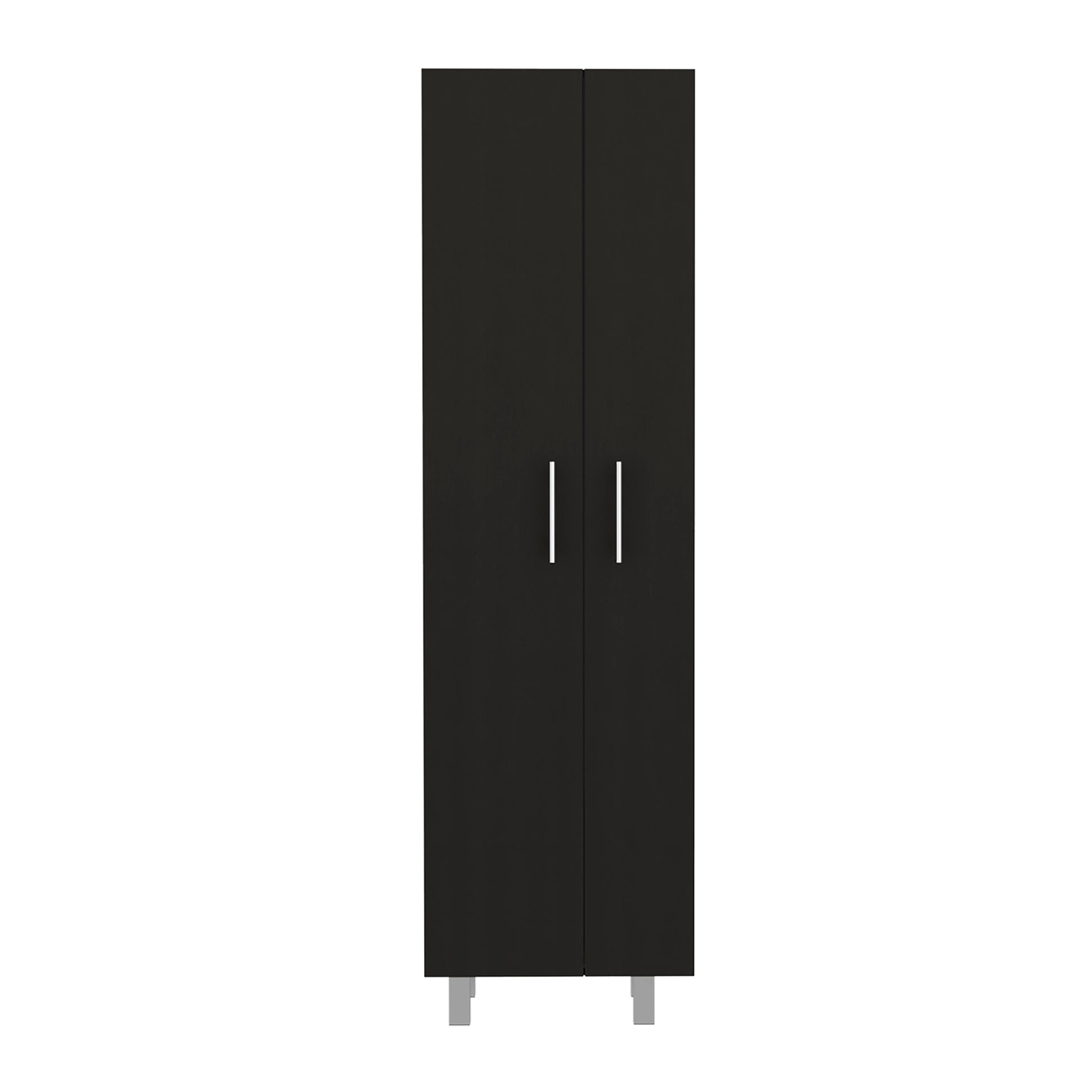 Closet Pantry Copenhague, Bedroom, Black White White Black Particle Board Particle Board