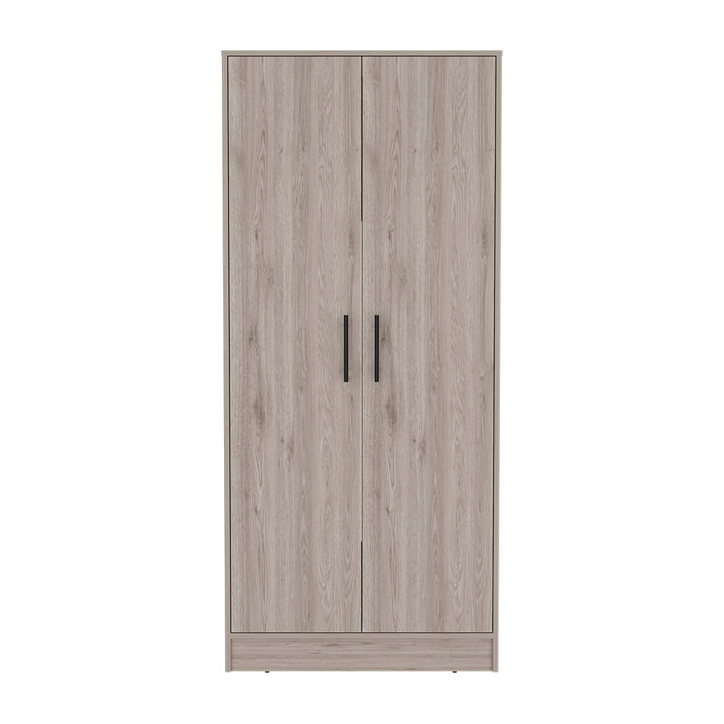 180 Armoire Beery, Bedroom, Light Gray Light Gray Particle Board Particle Board