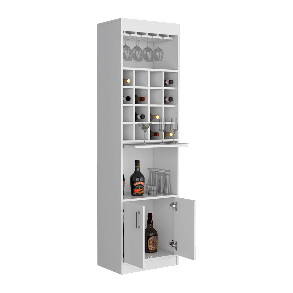 Bar Cabinet Modoc, Living Room, White White Particle Board Particle Board